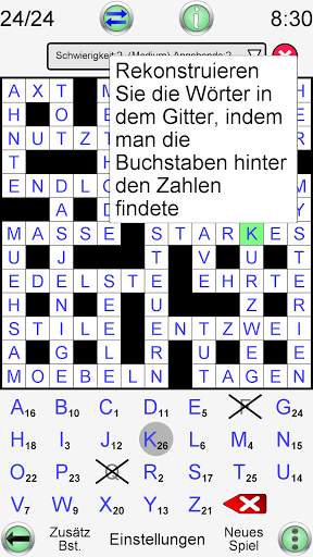 Kreuzwort Zahlenrätsel screenshot 2