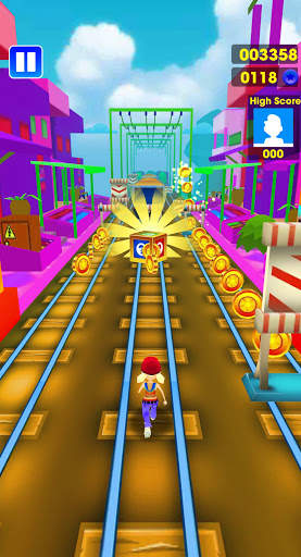 Subway Train 3D - Endless Surf Run screenshot 1