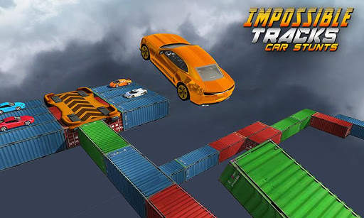 Crazy Car Stunts - Impossible tracks driving sim screenshot 1
