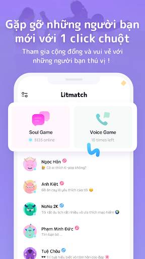 Litmatch - Make new friends screenshot 1