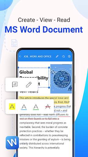 Document Reader - PDF, excel, pptx, word Documents screenshot 2