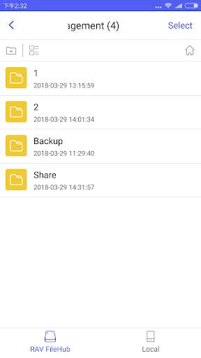 RAV FileHub screenshot 2