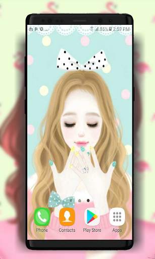 Cute Laura Wallpaper screenshot 3