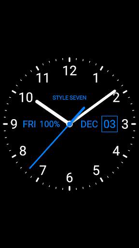 Analog Clock Live Wallpaper-7 screenshot 4