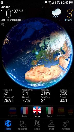 WETTER PREMIUM Tage Prognose, Regenradar & Widgets screenshot 1