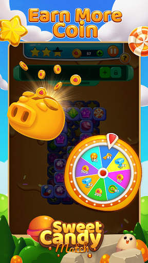 Sweet candy puzzle - Triple match games screenshot 2