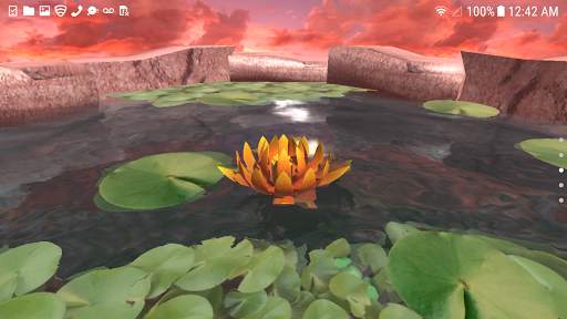 Lotus 3D Live Wallpaper screenshot 2