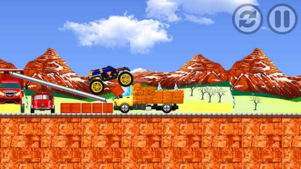racing car monster truck game screenshot 5