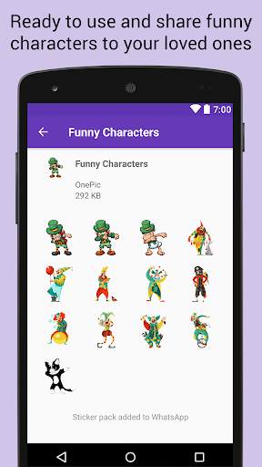 Funny Sticker Packs - WAStickerApps स्क्रीनशॉट 4
