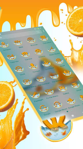 Lemon Fish Water Launcher Theme screenshot 2