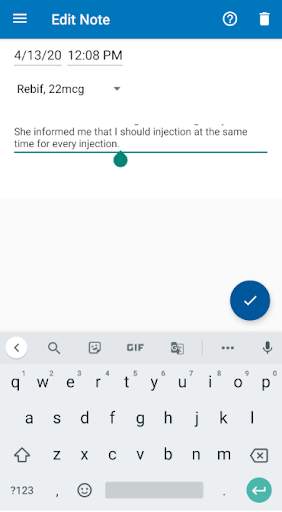 Injection Tracker screenshot 4