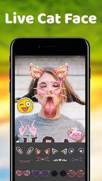 Face live camera-sweet camera,selfie sticker screenshot 1