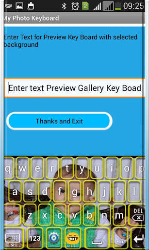 My Photo Keyboard Theme screenshot 2