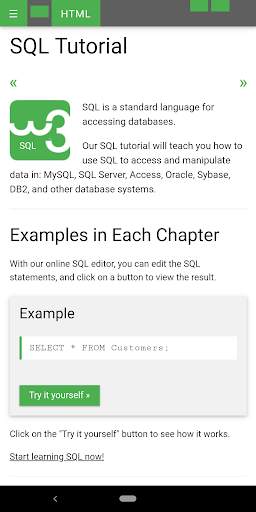 W3 Schools Tutorials offline screenshot 4