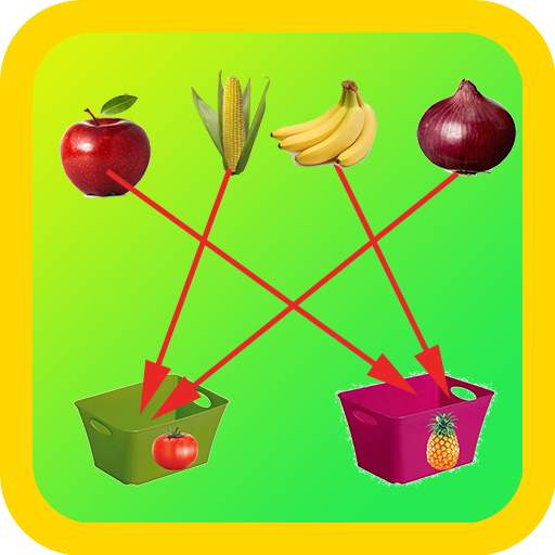 Kids Fruits Sorting Game 1