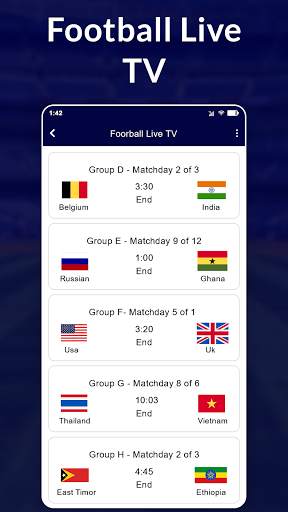 All Live Football TV : Live Score Update screenshot 3