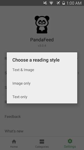 PandaFeed - RSS Reader screenshot 11