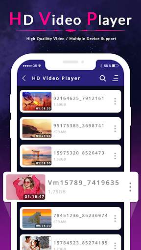 X Video Player - SAX Player and Status Saver 2 تصوير الشاشة