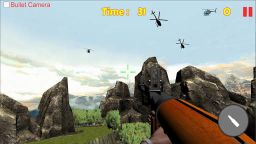 Helicopter Shooting Sniper Game screenshot 1