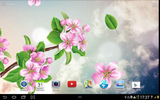 Night Sakura Live Wallpaper screenshot 5