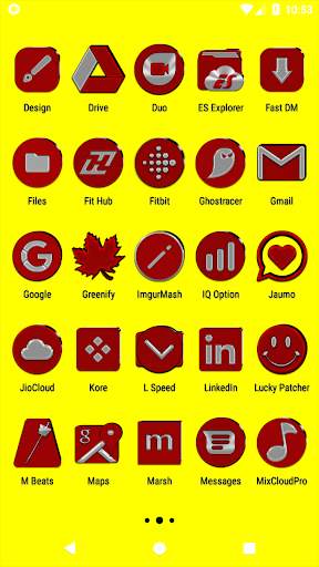 Red Icon Pack 4 تصوير الشاشة
