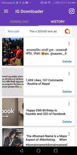 IG DOWNLOADER screenshot 3