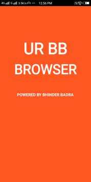 UR BB Browser - Private URL Opener Browser screenshot 1