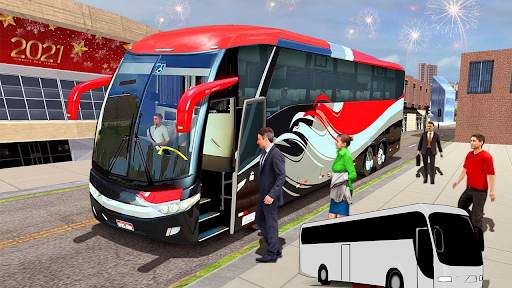Bus Simulator Real Mountain 2021 - Free Bus Games screenshot 1