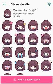 Menhera chan Stickers screenshot 6