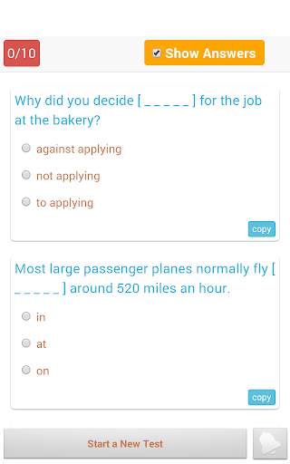 1800 Grammar Tests (Free) screenshot 8