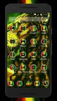 Reggae Rasta Lion Launcher screenshot 3
