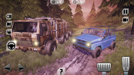 Offroad Trucker Muddy Car Drive: Hill Adventure screenshot 10