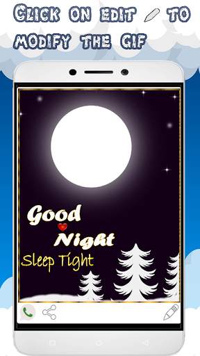 Good night gif screenshot 3