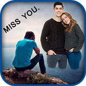 Miss You Frame Photo Editor - Blend Me Collage icon