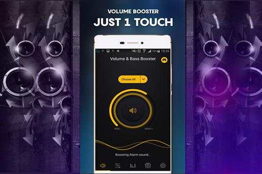 Volume Booster & music equalizer ( mp3 bass ) screenshot 1