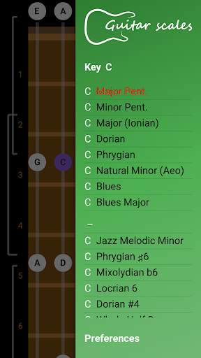Guitar Scales & Patterns  *NO ADS* screenshot 1