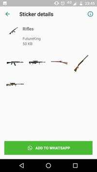 Weapon Stickers for WhatsApp screenshot 2