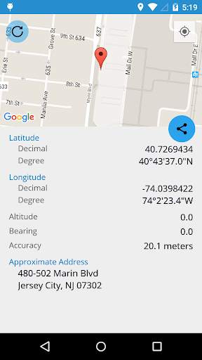 My Geo Position screenshot 1