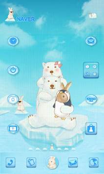 NorthPole dodol launcher theme screenshot 1