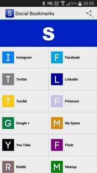 Social Bookmarks screenshot 1