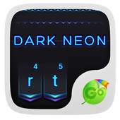 Dark Neon GO Keyboard Theme 1.188.1.2