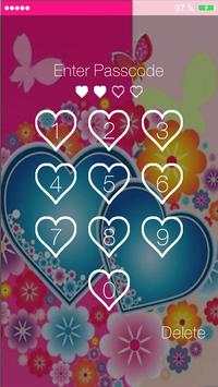 Love Heart Pin Lock screenshot 2