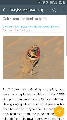 Dog Racing News screenshot 8