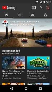YouTube Gaming screenshot 1