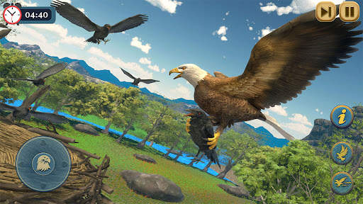 Flying Bird Eagle Simulator 3D screenshot 4
