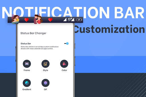 Notification Bar Customization screenshot 1
