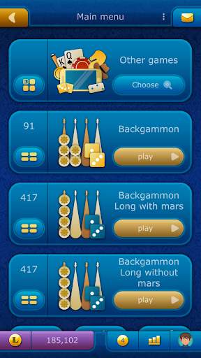 Backgammon LiveGames online screenshot 1
