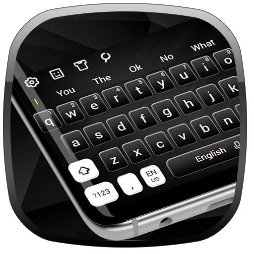 Classic Black White Keyboard 10001005