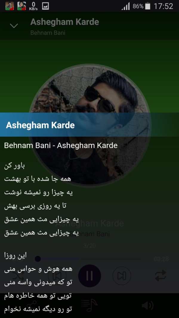 Behnam Bani - songs offline screenshot 5