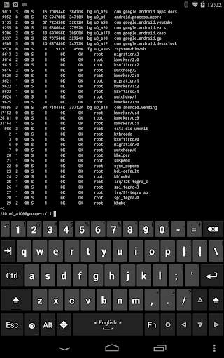 Hacker's Keyboard скриншот 9